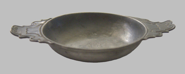Antique Pewter Tastevin French Wine Tasting Cup Marked “PI” 18th/19th Cen