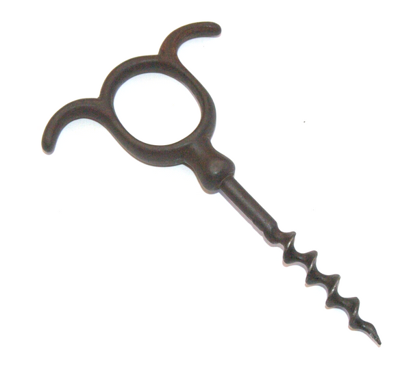 Antique eyebrow 3 fingers Steel Corkscrew Bottle Opener Classic Design