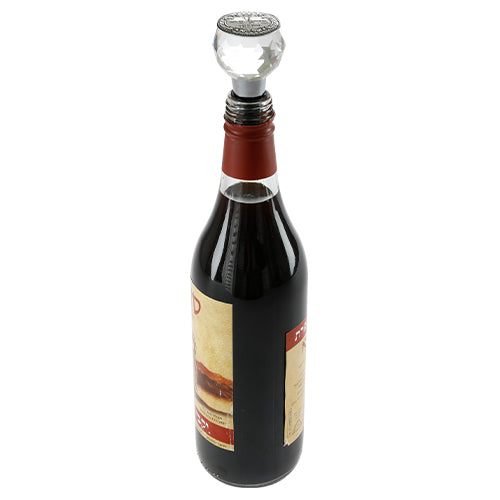 Judaica Crystal Shabbat Bottle Cork Stopper Jerusalem Old City Decoration