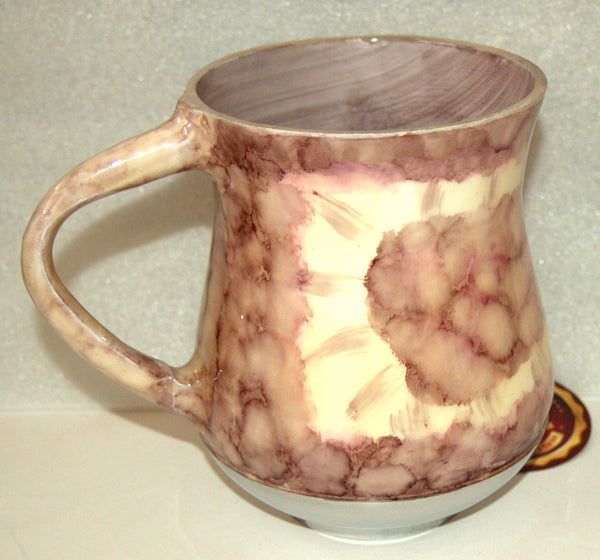 Judaica Hand Wash Cup Netilat Yadayim Last Water Aluminum Natla Tie Dye