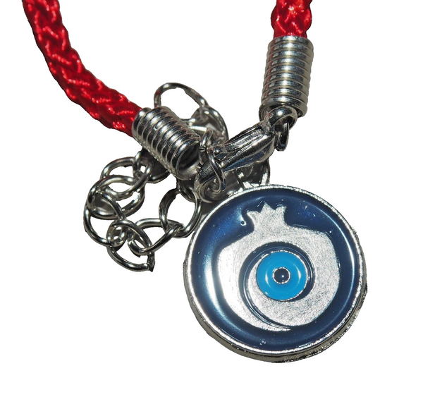 Kabbalah 10 pcs Lot Red String Pomegranate Charm Evil Eye Bracelet Judaica