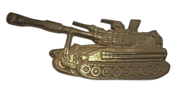Lot of 2 IDF Zahal Large Metal Plaques Battleship Armored Tank Vintage Israel
