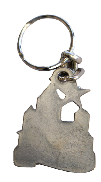 Lot of 7 Christmas Star BethLehem Key Ring Chain Nativity Church Charm