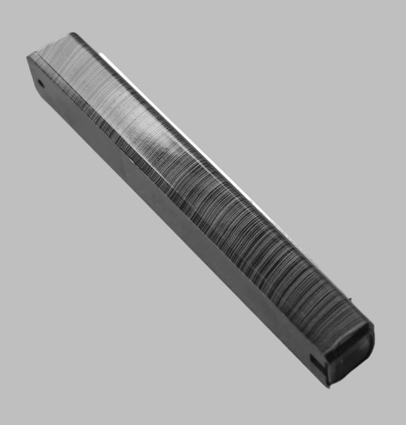 Mezuzah Case Plastic Front Metal Panel Shema Israel 12 cm Closed Back Judaica