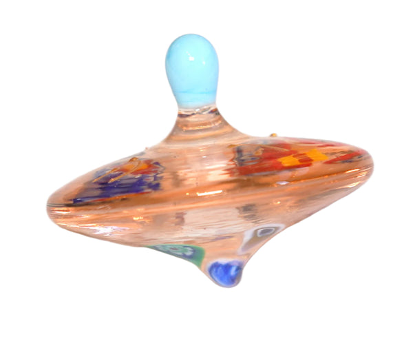 Murano Glass Handmade Dreidel Sevivon Hanukkah Judaica Italy Venice Murrina
