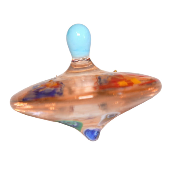 Murano Glass Handmade Dreidel Sevivon Hanukkah Judaica Italy Venice Murrina