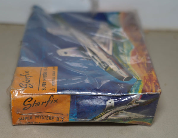 Starfix Super Mystere B-2 Plastic Model Aircraft Kit 1960's Vintage Israel