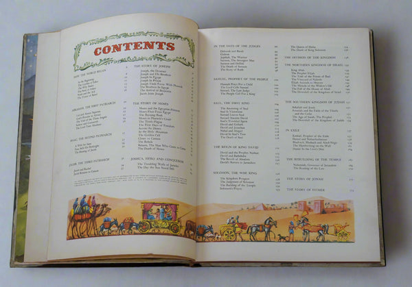 Stories of the Bible Hardcover Vintage Book Noel Dufount Illustrations 1954