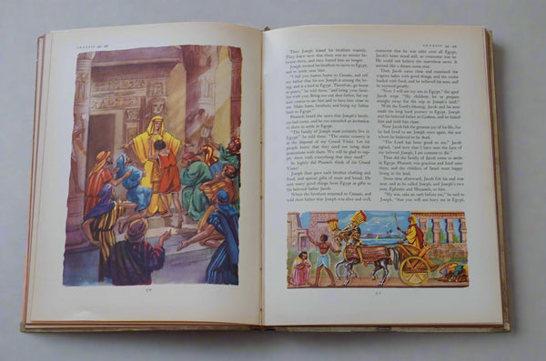 Stories of the Bible Hardcover Vintage Book Noel Dufount Illustrations 1954