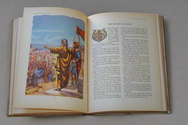 Stories of the Bible Hardcover Vintage Book Noel Dufount Illustrations 1954