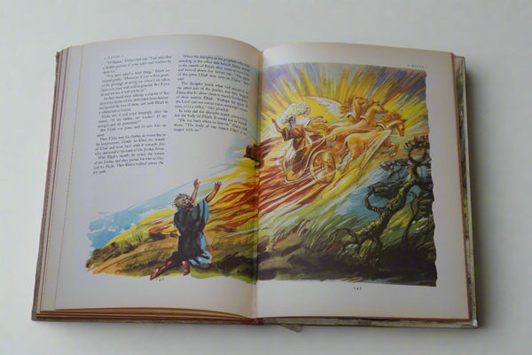Stories of the Bible Hardcover Vintage Book Noel Dufount Illustrations 1954
