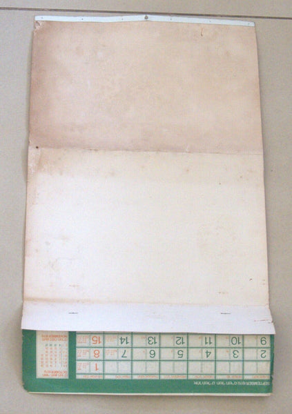 Vintage 1979 Israel Calendar Hadarei Paz Orange Citrus Company Judaica