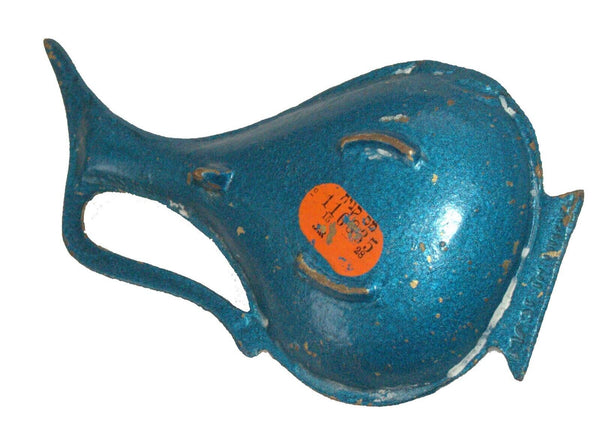 Vintage Israel Judaica Small Painted Plate Trinket Tray Oil Jug Shape 1960's