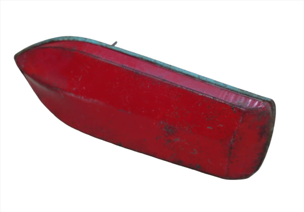 Vintage Tin Litho Motor Boat Metal Toy 1960's made in Japan
