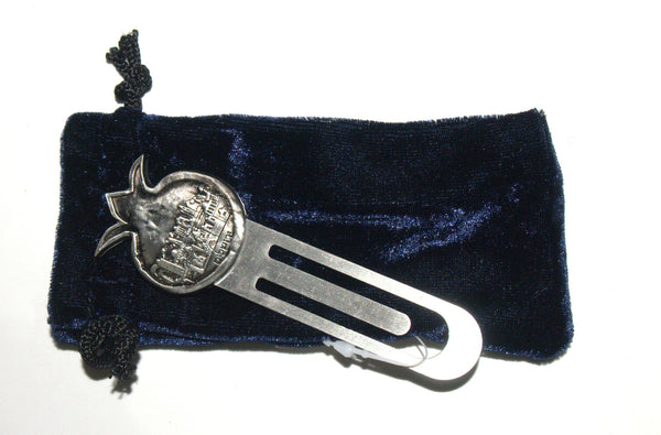 Judaica Bookmark Pomegranate Jerusalem Old City Relief Israel Charm Pewter