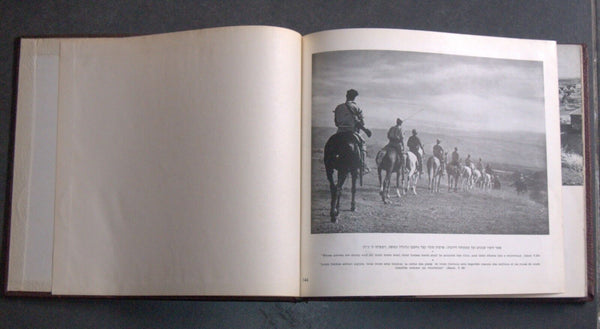 Vintage 1950 Book A Tour Through Israel Illustrated Hebrew English French
