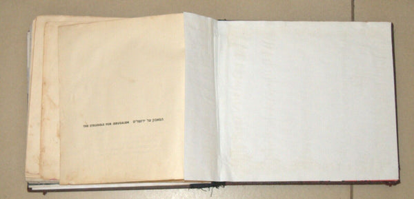 Vintage 1950 Book The Struggle For Jerusalem Picture Story Israel Illustrated