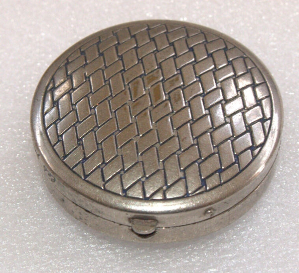 Vintage les parfums d'orsay Round Face Powder Vanity Compact Metal Case Box