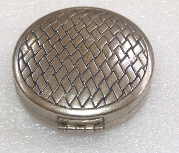 Vintage les parfums d'orsay Round Face Powder Vanity Compact Metal Case Box