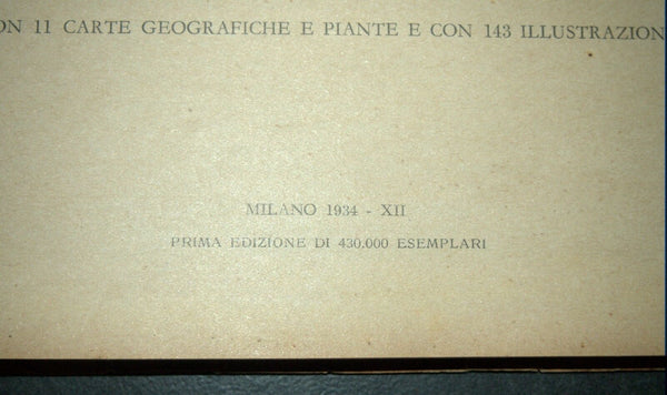 Antique Book 1934 Italy Spa Guide Part II Alpine Resorts Piemonte Photo Maps