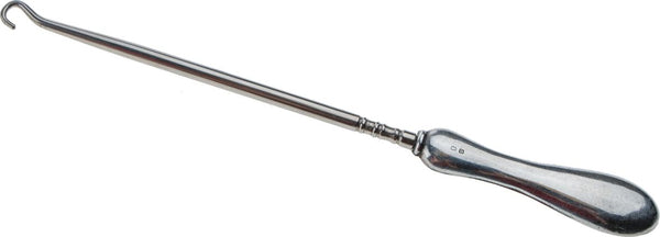 Antique English Button Hook Collectible Silver Birmingham 1909 Signed C & CO