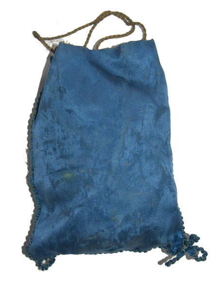 Antique Tefillin Set with Hand-Embroidered Bag Hebrew Name Date 1926–1927 (5687)