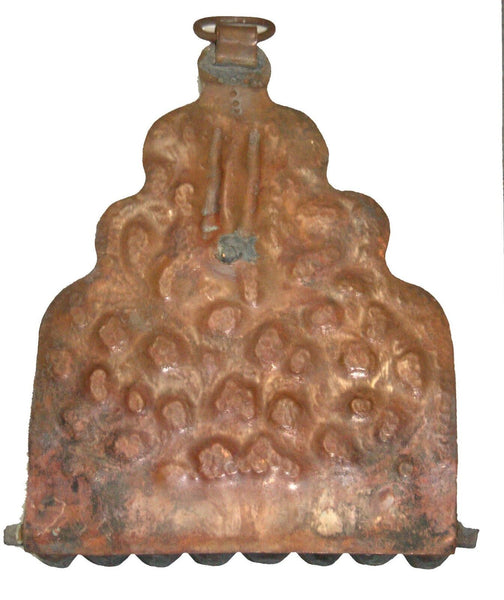 Antique Moroccan Judaica Hanukkah Oil Menorah Handmade Copper 19th–Early 20th Ce