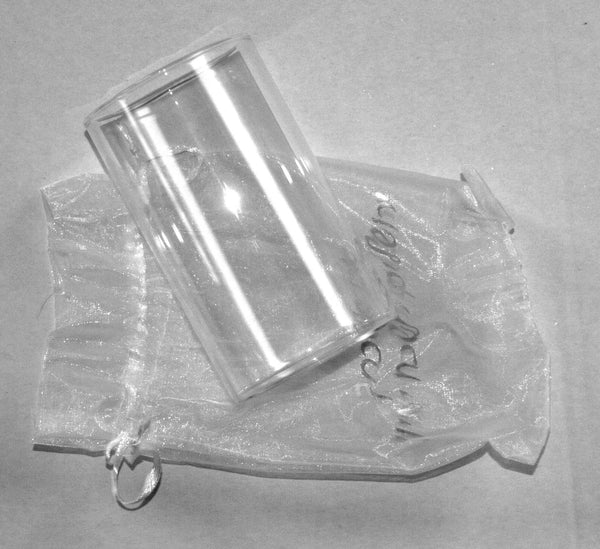 Groom Chuppah Glass Clear Wedding Cup -If I forget thee, O Jerusalem- Judaica