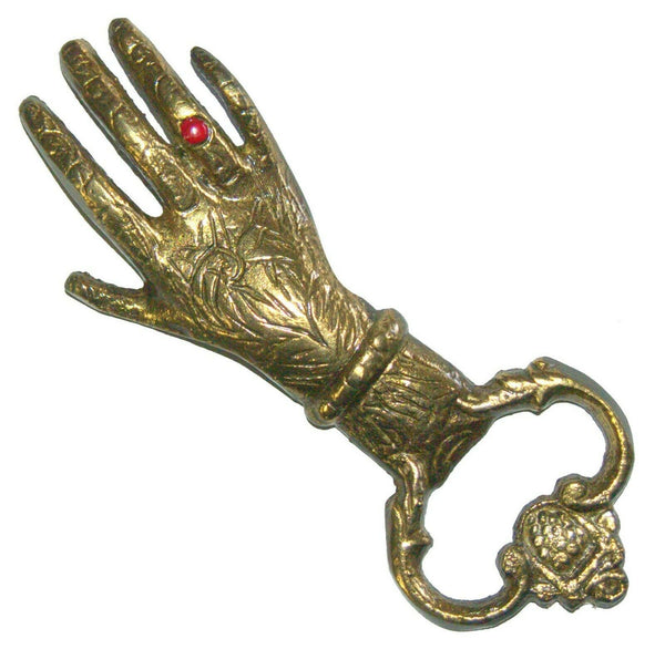 Hamsa Bottle Opener Bronze Vintage Israel Judaica Bezalel Jerusalem 1960's