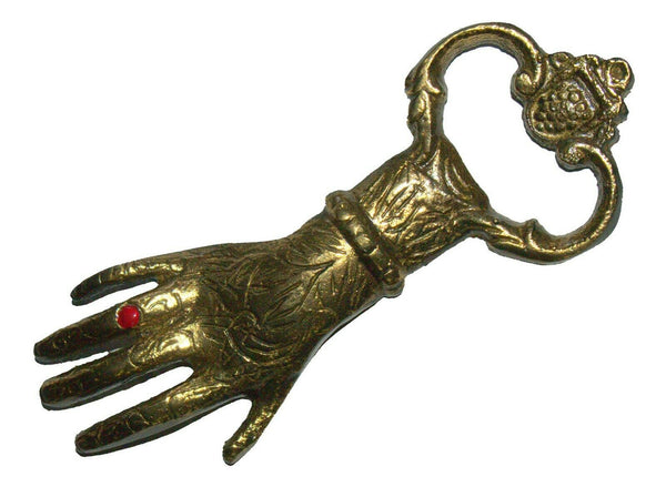 Hamsa Bottle Opener Bronze Vintage Israel Judaica Bezalel Jerusalem 1960's