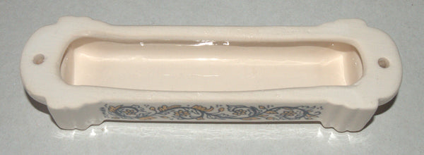 Handmade Glazed Ceramic Mezuzah Case 10 cm Gold Oil Jug Horwitz Judaica Israel