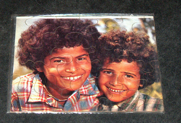 Israeliana Vintage 1960's 2 Puzzle Set Haluzim Aliyah Children Judaica Toy Game Israel