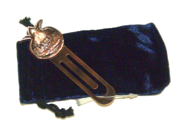 Judaica Bookmark Pomegranate Jerusalem Old City Relief Israel Charm Copper