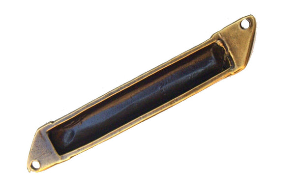 Judaica Metal Brass Hammered Mezuzah Case 6 cm Open Back
