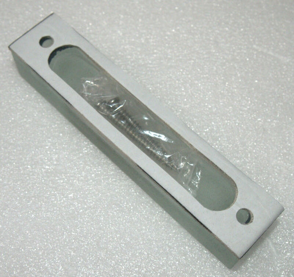 Judaica Mezuzah Case Frosted Matte Glass Bronze Shadai 7 cm