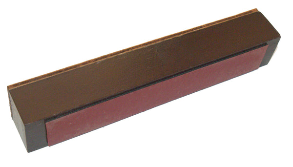 Judaica Mezuzah Case Laser Cut Dark Brown Ecru Wood Jerusalem View 12 cm