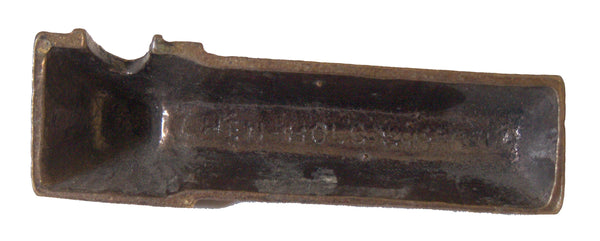 Judaica Miniature Bronze Kotel Menorah Hanukkah Vintage Israel Hen Holon Signed
