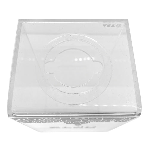 Judaica Tzedakah Box Tzdakah Charity Perspex Clear Jerusalem Silver Print
