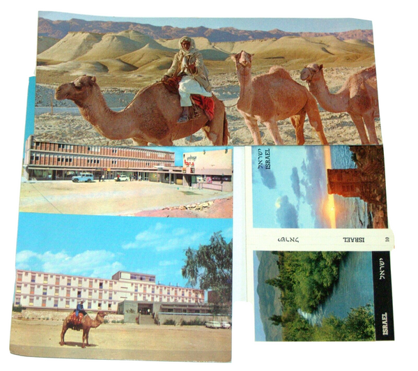 Lot of 3 Vintage Photo Postcards Judaica Beer Sheva Israel South 1960's Isranof
