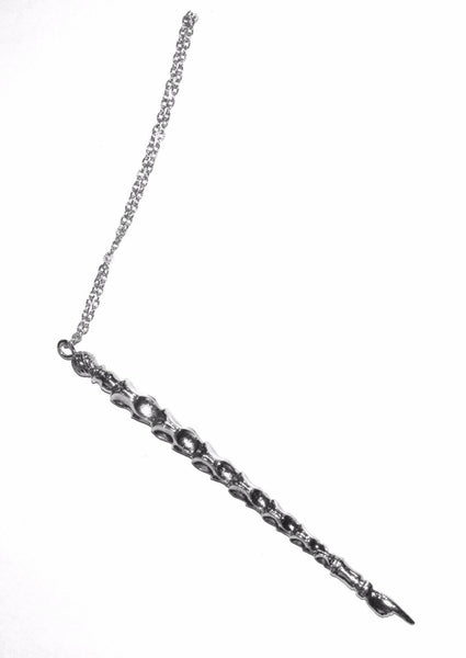 Judaica Yad Torah Bible Pointer Spiral Metal Silver Tone Decorated