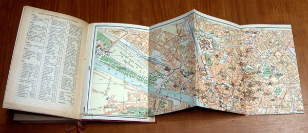 ITALY 1950 Florence Firenze E Dintorni TCI Travel Guide Maps Book 4th Edition