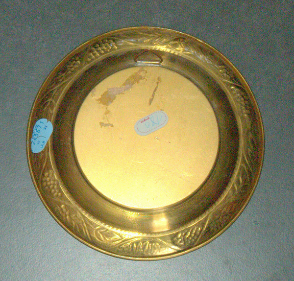 Vintage Bethlehem Nativity Church Plate Trinket Tray Wall Hang Christmas Israel