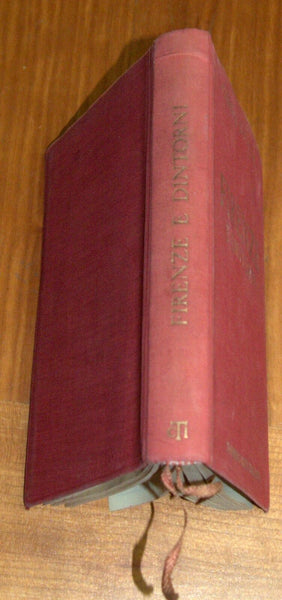 ITALY 1950 Florence Firenze E Dintorni TCI Travel Guide Maps Book 4th Edition