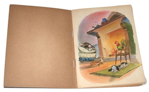 Town Musicians of Bremen Grimm B Children Vintage Book Hebrew Israel 1960