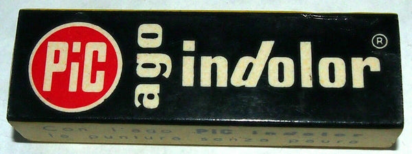 Vintage Gima Artsana Syringe Box + PIC Indolor Needle Kit Medical Italy 1960's