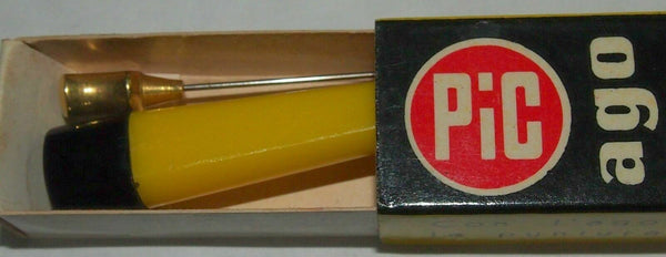 Vintage Gima Artsana Syringe Box + PIC Indolor Needle Kit Medical Italy 1960's