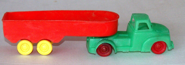 Vintage Plastic Truck Car 1960's Children Toy Israel Original Plastic Package