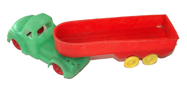 Vintage Plastic Truck Car 1960's Children Toy Israel Original Plastic Package