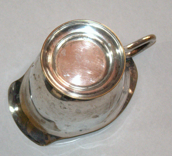 Vintage Silver Plated Brass Gravy Boat Sauce Dish