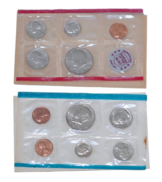 1972 US Presidents 11-Coin Set & Commemorative Medal - Original Packaging (P & D Mints)